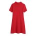 women s stand collar knitted mini dress nihaostyles clothing wholesale NSAM77910