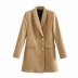 women s long double-breasted blazer nihaostyles clothing wholesale NSAM77915