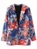 women s floral print loose blazer nihaostyles clothing wholesale NSAM77917