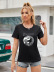 women s letters dragon print short-sleeved T-shirt nihaostyles clothing wholesale NSGMX77941
