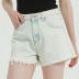 women s washed denim shorts nihaostyles wholesale clothing NSSY78036
