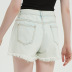 women s washed denim shorts nihaostyles wholesale clothing NSSY78036