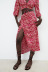  high waist slim printed sarong mid-length skirt nihaostyles clothing wholesale NSAM78064