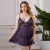 women‘s plus size pajamas with lace suspenders nightdress nihaostyles wholesale clothing NSMDS78131