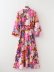 women s drape print straight belt decoration midi dress nihaostyles clothing wholesale NSAM78157