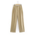 women s solid color straight high waist trousers nihaostyles clothing wholesale NSAM78159