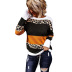 women s leopard print color block long-sleeved round neck sweater nihaostyles clothing wholesale NSQSY78172