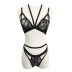 Solid Color Lace Embroidery Sexy Lingerie Set NSYCX109735