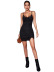 Slit Slim Knitted Lace Sling Dress NSYSQ111701