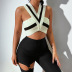 V-Neck Cross Halter-Style Slim Knitted Vest NSFLY112222