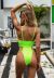 Sling Low-Cut Backless Hollow Solid Color One-Piece Swimsuit NSCSM113229