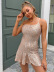 Single Shoulder Strap Sequin Prom Dress NSYI113516