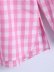 Stitching Loose Long Sleeve Plaid Shirt NSAM114492