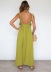 Solid Color Lotus Leaf Stitching Lace Loose Dress NSHM114534