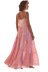 Plaid Multicolor Print Stitching Dress NSHM114932