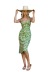 Low-Cut Cross-Strap Floral Print Slip Dress NSHM114957