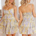 Floral Printed Chiffon Slip Dress NSHM114959