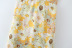 V Neck Split Backless Suspender Floral Satin Dress NSXFL115011