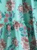 Elasticity Fungus Edge Sling Lace-Up Floral Dress NSXFL115012