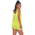 long tassel fluorescent color prom dress  NSLBK110030