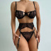 Lace See-Through Sexy Lingerie Set NSRBL110080