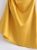 Satin Texture Drawstring Slim Suspender Dress NSAM110089