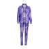 tie-dye printing long sleeve jacket sling vest slim pant three-piece suit NSJZC110145