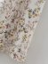 Floral Print Split Short-Sleeved Dress NSAM110433