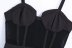 splicing corset style suspender dress NSAM110526