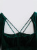 Velvet Long-Sleeved Backless Slim Dress NSAM110582