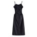 Sling Backless Lace-Up Slim Dress NSAM110585
