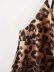 Leopard Print V-Neck Waist Slim Lace-Up Suspender Dress NSAM110592