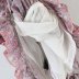 Elastic Mesh Printed Floral Pleated Sling Dress NSAM110599