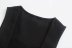 Sleeveless Split Breasted Vest Style Dress NSAM110832