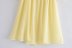 Solid Color Square Neck Long Sleeve Chiffon Dress NSBRF110921