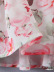 Chiffon Ruffle Printed Floral Backless Lace-Up Dress NSBRF110925