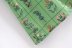 Puff Sleeve Floral Stitching Square Neck Dress NSBRF110947