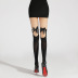 Long Tube Transparent Hollow Over The Knee Sexy Bowknot Stockings NSHWW110964