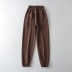 pantalones harem de cintura alta con cordón en la cintura con estampado de letras NSXDX137534