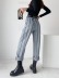 jeans de cintura alta con rayas verticales NSXDX137538