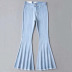 High Waist Washed Slim Flared jeans NSGJW137547