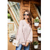 solid color round neck long-sleeved loose sweater NSHNF137554
