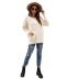 round neck loose strapless solid color pullover sweater NSWJY137592