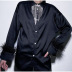 camisa de manga larga con costuras de plumas de seda de hielo de color liso NSSFN137836