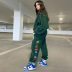 hip-hop fashion print sweatshirt sweatpants set NSAFS137952
