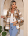 single-breasted plaid lapel casual long sleeve woolen jacket NSNCK137288