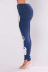 hole high waist slim solid color jeans NSGJW137340