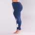 plus size elastic hole high waist slim solid color jeans NSGJW137474