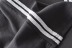 stitching hanging neck backless slim Side ribbon stripe dress NSXDX137484