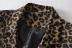 Americana corta Slim manga larga estampado leopardo NSXDX137485